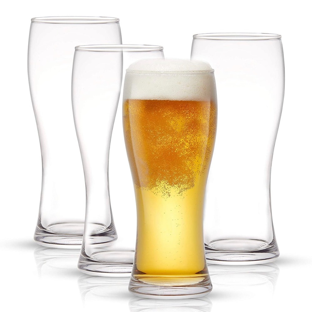 4 beer Glasses